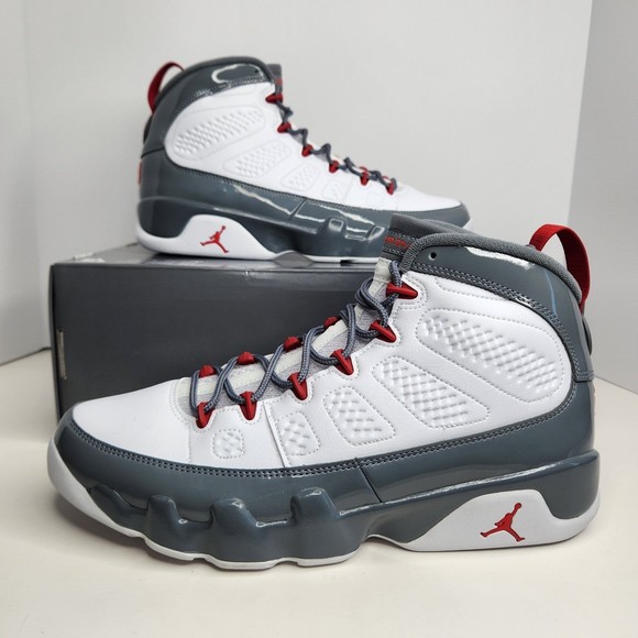 Air Jordan Other - Air Jordan 9 Retro Fire Red/Cool Grey Size 9 Men